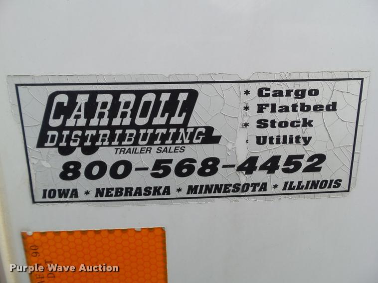 image for item BZ9904 2008 Middlebury MST7X16TA2 enclosed cargo trailer