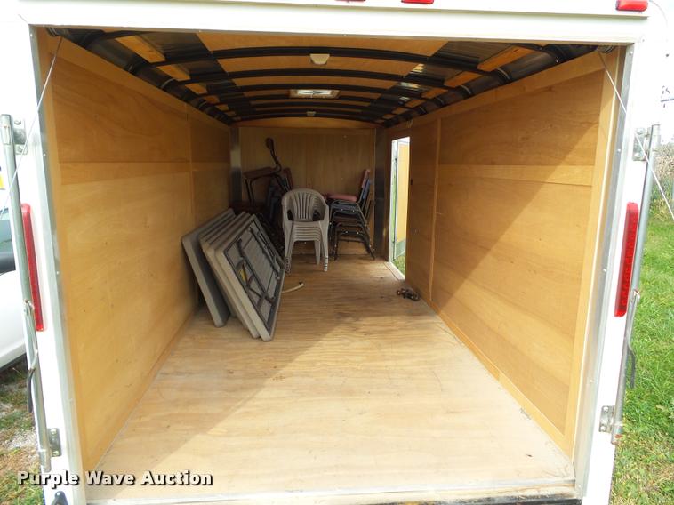 image for item BZ9904 2008 Middlebury MST7X16TA2 enclosed cargo trailer
