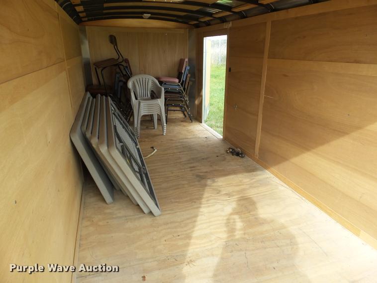 image for item BZ9904 2008 Middlebury MST7X16TA2 enclosed cargo trailer