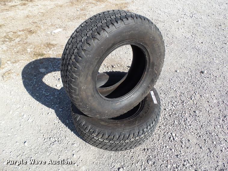 image for item BZ9922 (2) Goodyear Wrangler AT/S P265/70R17 tires