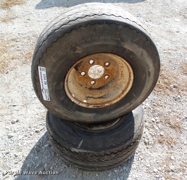 image for item BZ9925 (2) 20.5x8.0-10 tires and wheels