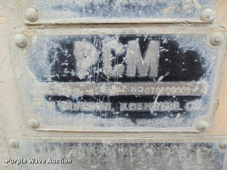 image for item BZ9928 PCM 50 mud jack pump