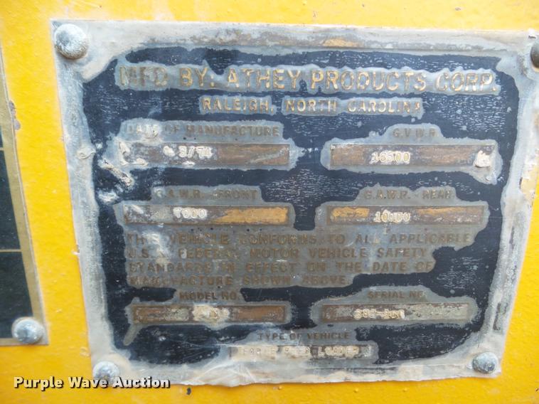 image for item BZ9929 1974 Athey Force Feed loader