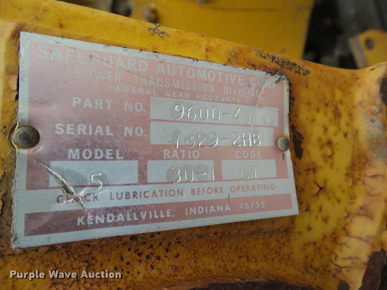 image for item BZ9929 1974 Athey Force Feed loader