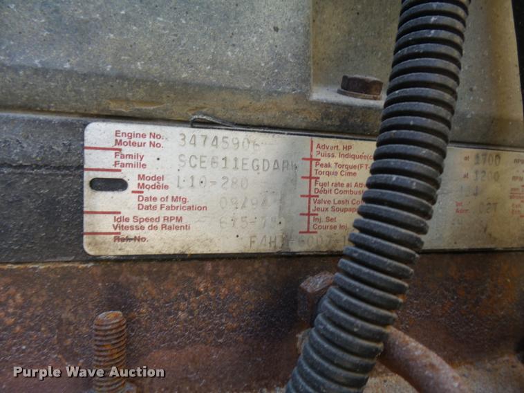 image for item DA3500 1995 Ford L9000 dump truck