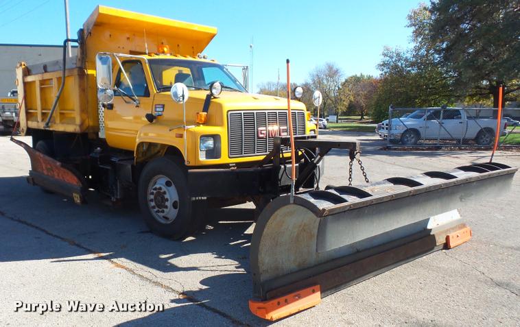 image for item DA3874 2000 GMC C8500 dump truck