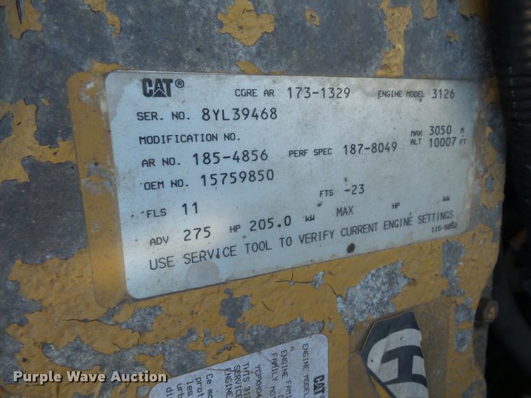 image for item DA3874 2000 GMC C8500 dump truck