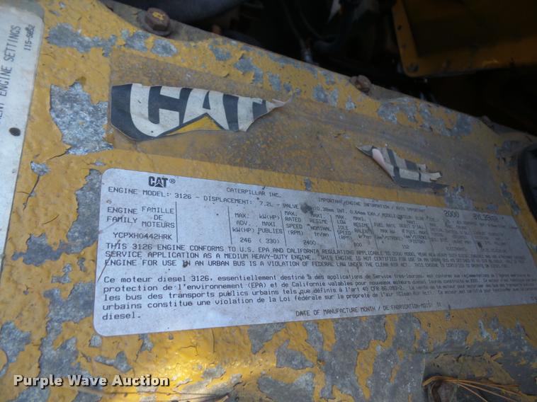 image for item DA3874 2000 GMC C8500 dump truck