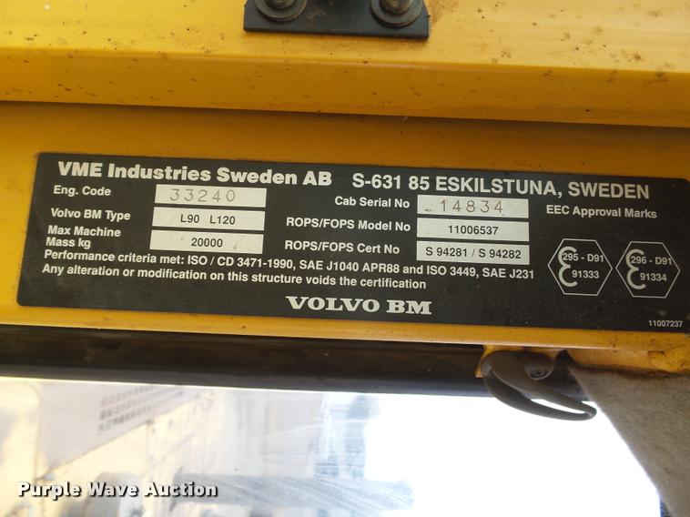 image for item DA4691 Michigan L120B wheel loader