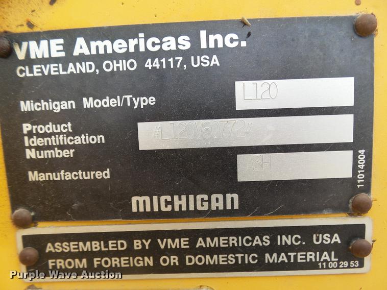 image for item DA4691 Michigan L120B wheel loader