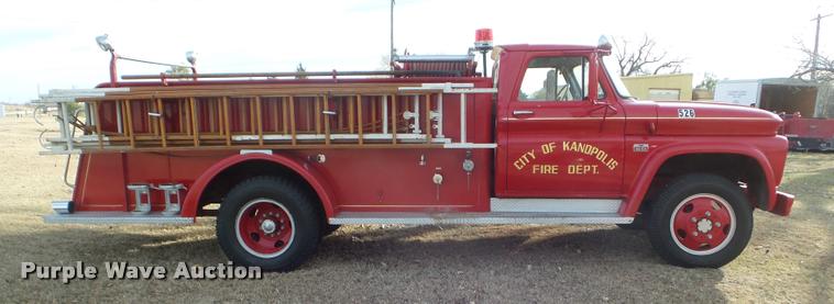 image for item DA5031 1966 Chevrolet C60 fire truck