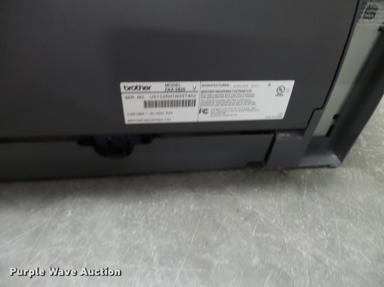 image for item DA9780 Brother IntelliFax 2820 fax machine