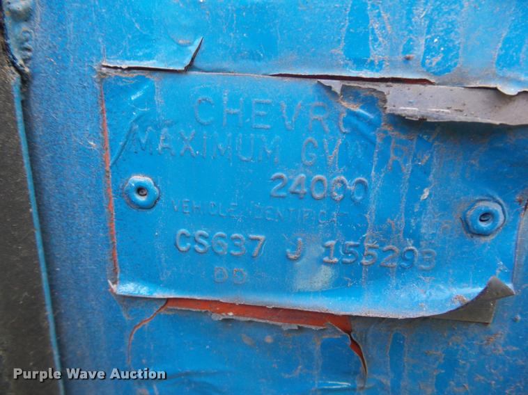 image for item DB3630 1967 Chevrolet dump truck