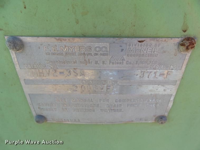 image for item DB3631 Myers sewer jetter