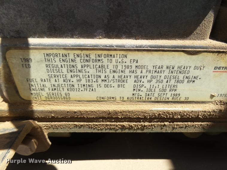 image for item J6041 1990 Volvo WIA semi truck