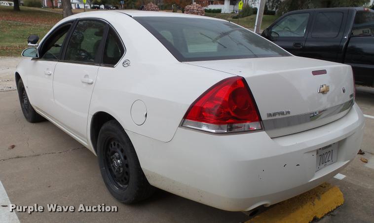 image for item K8078 2008 Chevrolet Impala Police