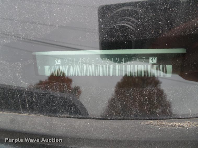 image for item K8078 2008 Chevrolet Impala Police