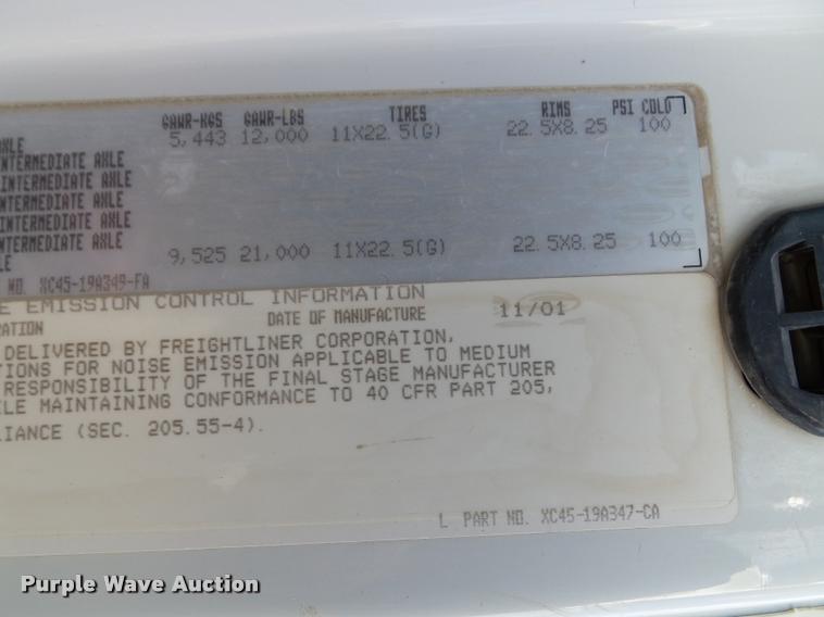 image for item K8150 2002 Sterling L7500 Vactor Ram jetter truck