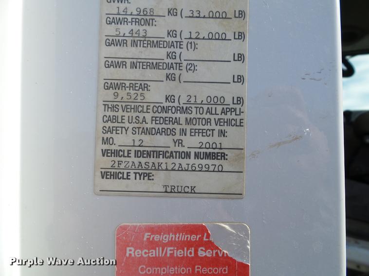 image for item K8150 2002 Sterling L7500 Vactor Ram jetter truck