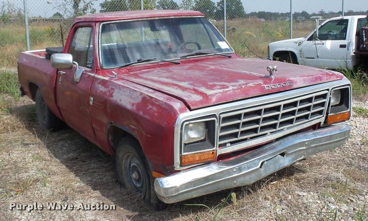 image for item L4317 1983 Dodge D150 pickup truck