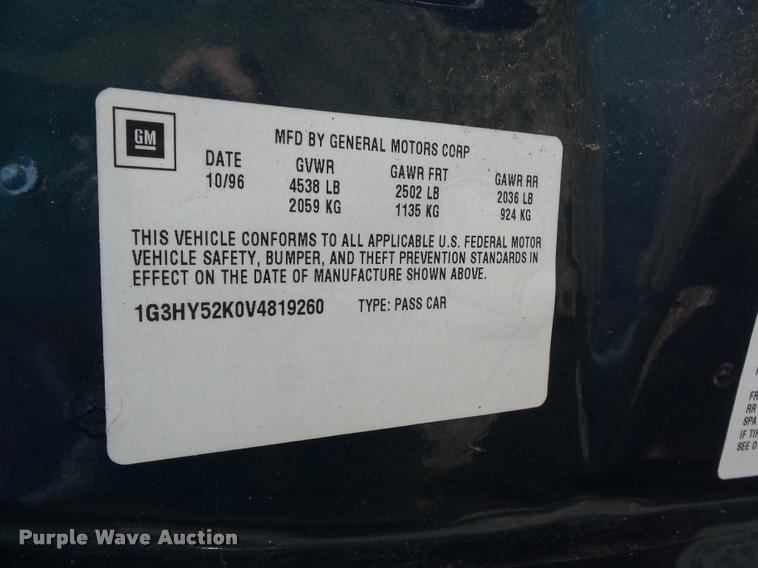 image for item L4322 1997 Oldsmobile Eighty Eight