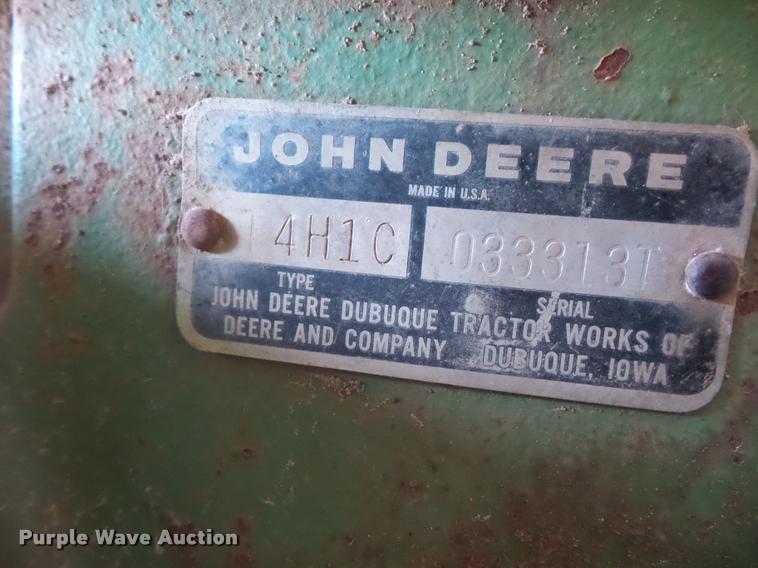 image for item L4325 John Deere 1020 tractor