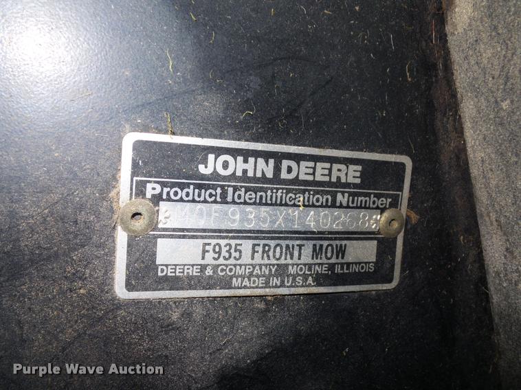image for item L4335 John Deere F935 lawn mower