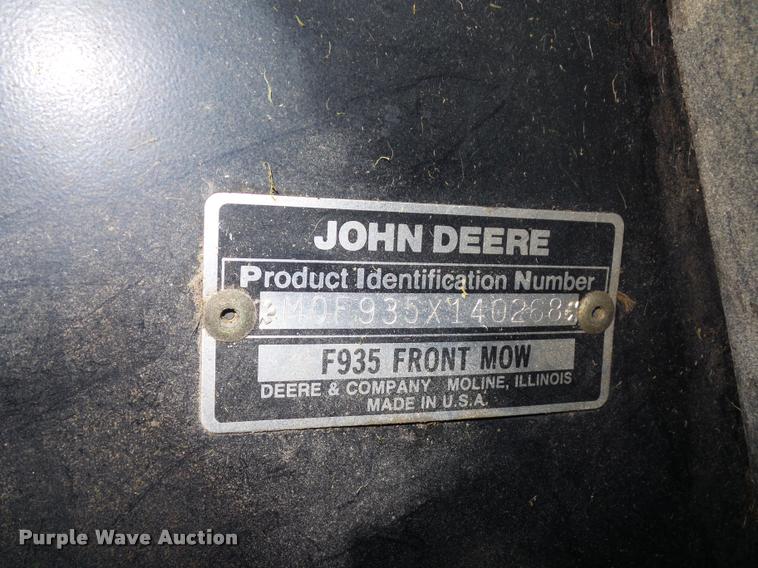 image for item L4335 John Deere F935 lawn mower