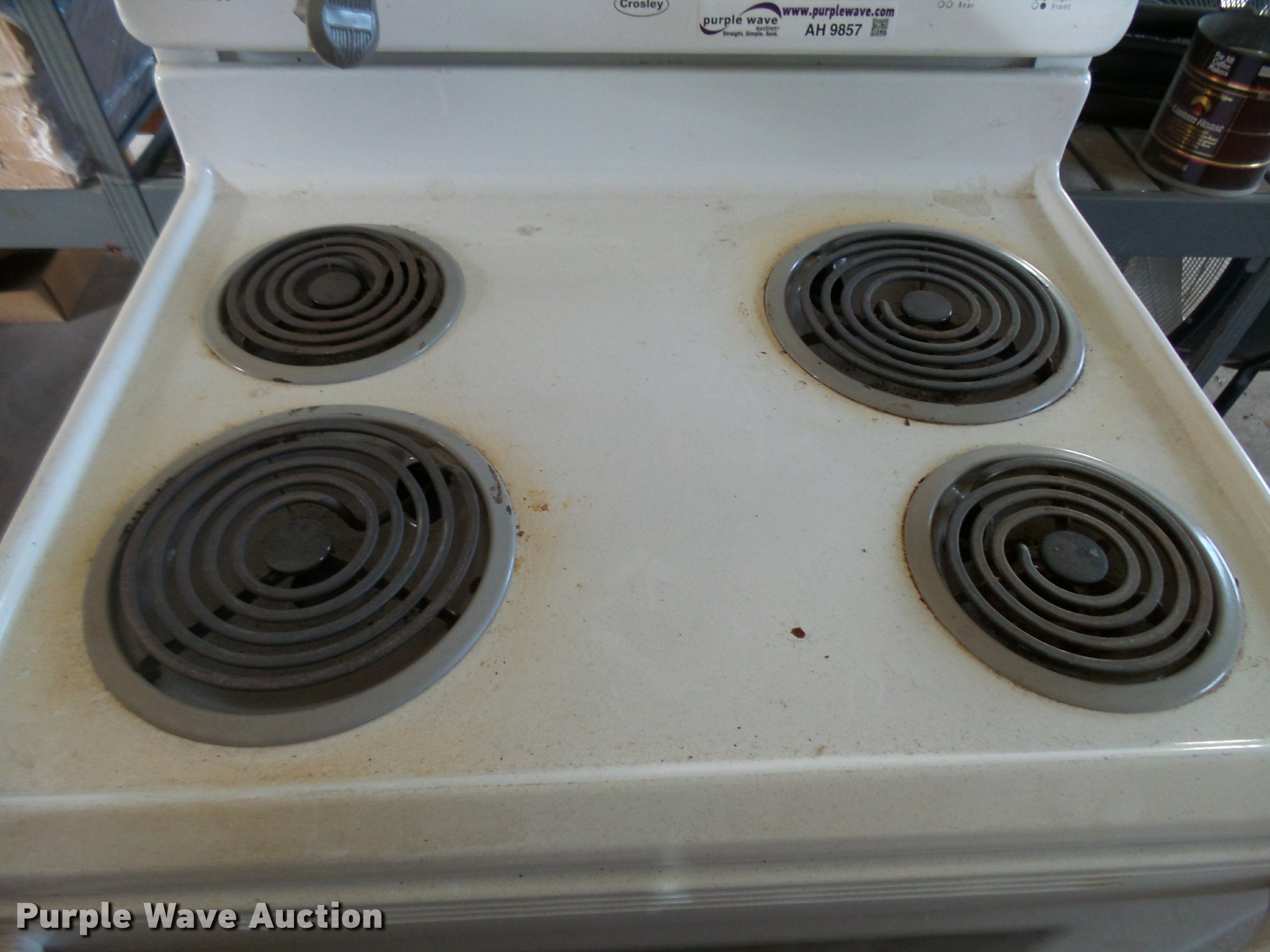 Crosley oven in Arkansas City, KS Item AH9857 sold Purple Wave