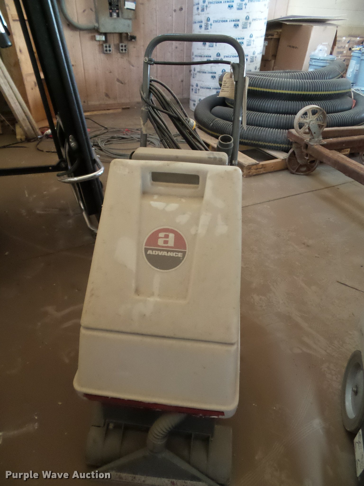 (3) Advance floor cleaners in Holton, KS Item BP9345 sold Purple Wave