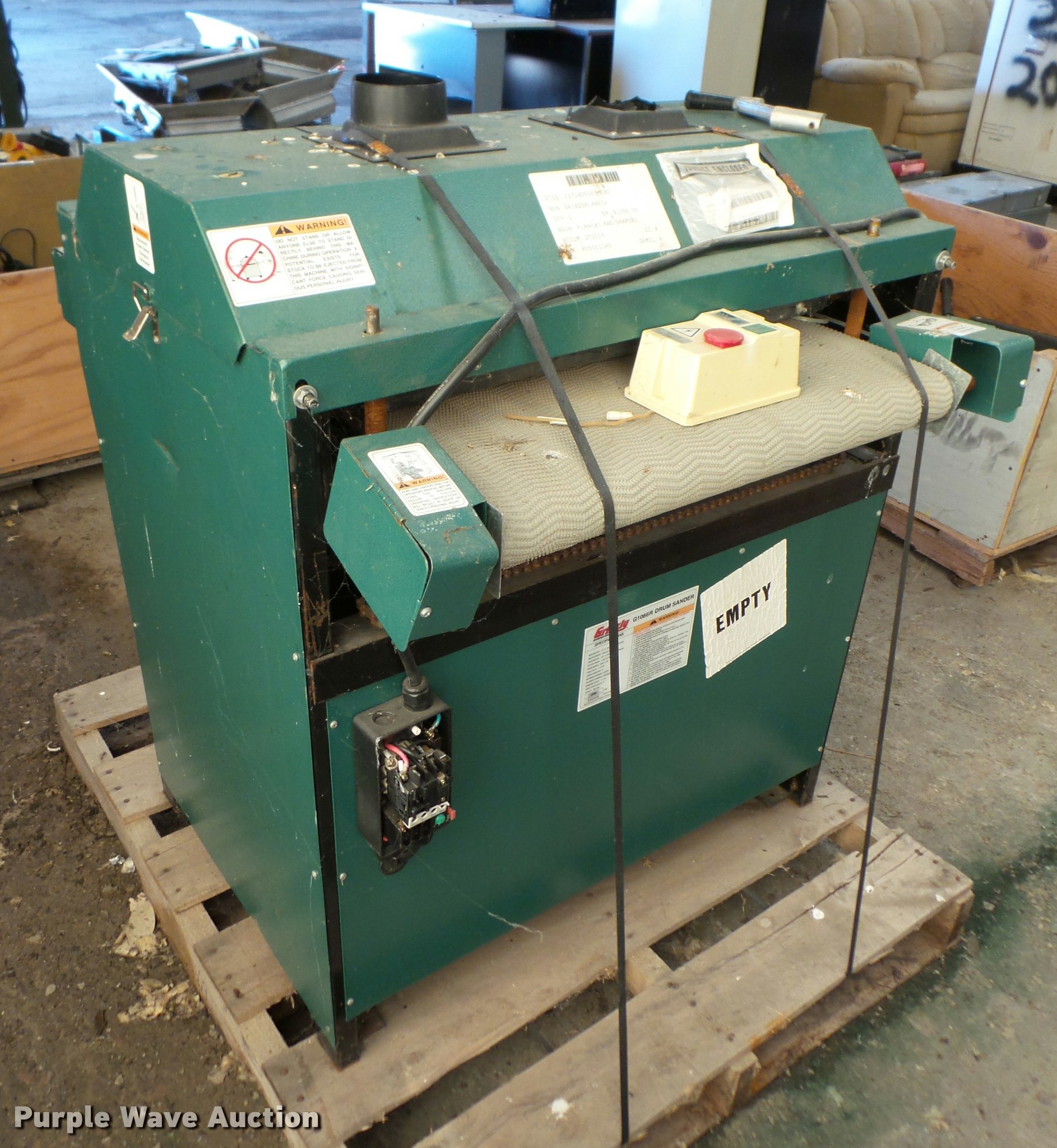 2006 Grizzly G1066R drum sander in Salina, KS Item BR9032 sold