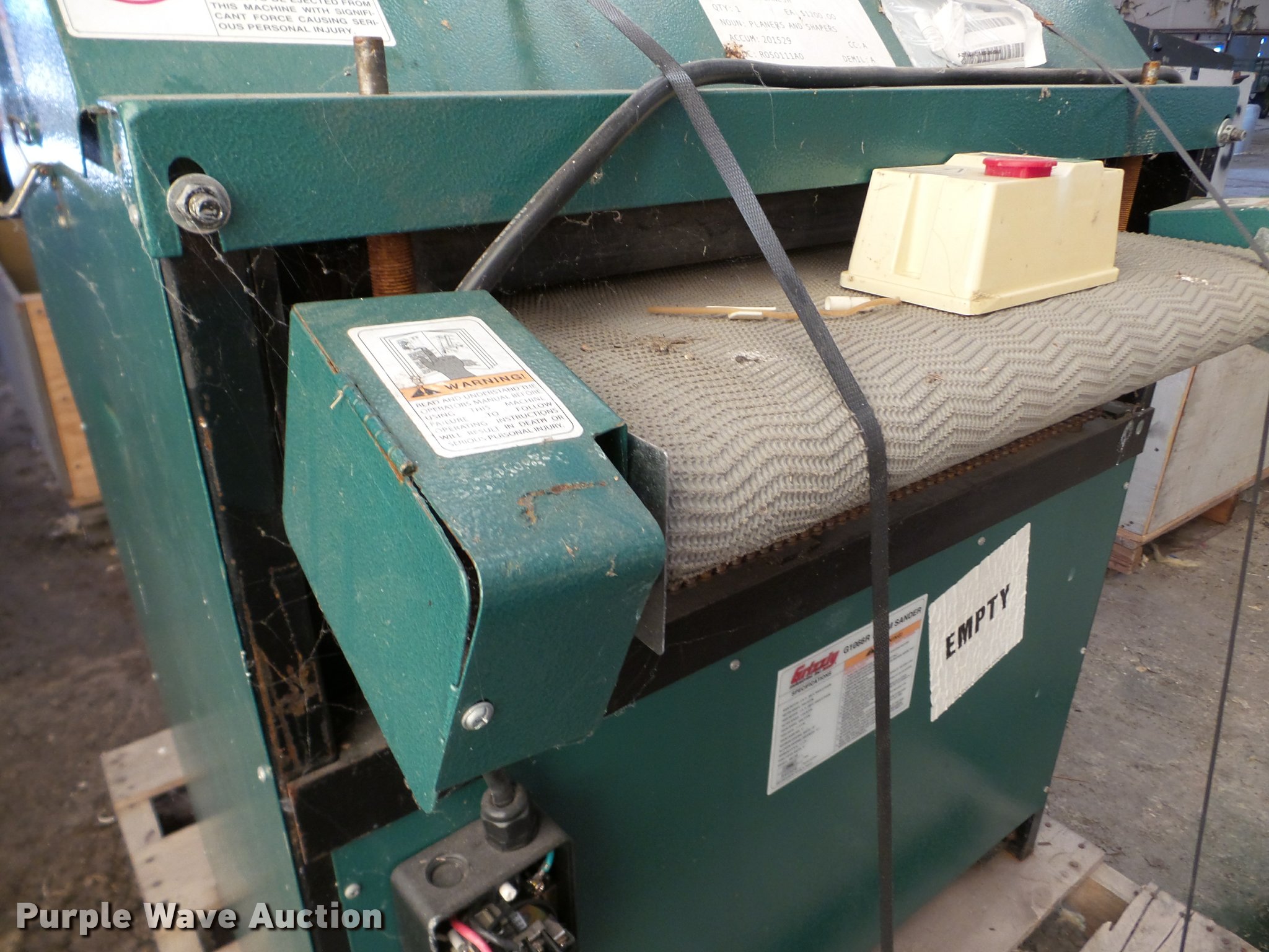 2006 Grizzly G1066R drum sander in Salina, KS Item BR9032 sold