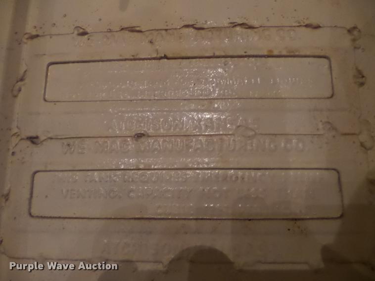 image for item DA4751 We-Mac steel tank