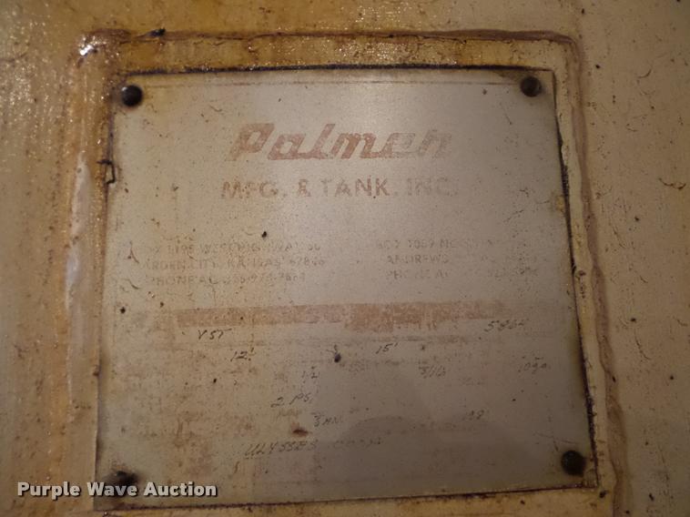 image for item DA4759 1981 Palmer steel tank