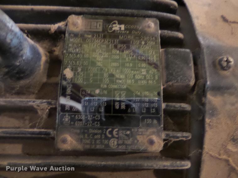 image for item DA4792 Ingersoll Rand 2475-E air compressor