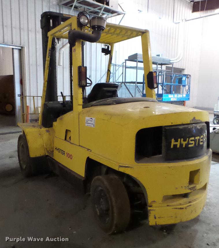 image for item DA4821 Hyster 100 forklift