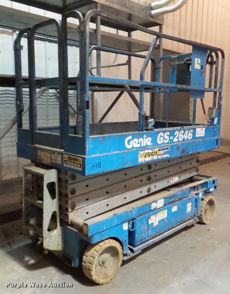 image for item DA4836 Genie GS-2646 scissor lift