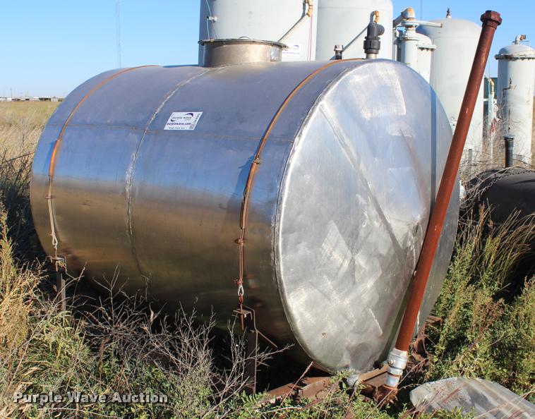 image for item DA4889 Shop built stainless steel tank