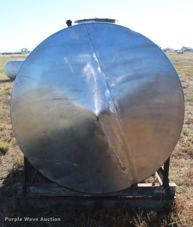 image for item DA4889 Shop built stainless steel tank