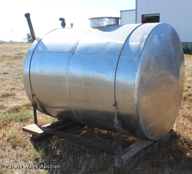 image for item DA4889 Shop built stainless steel tank