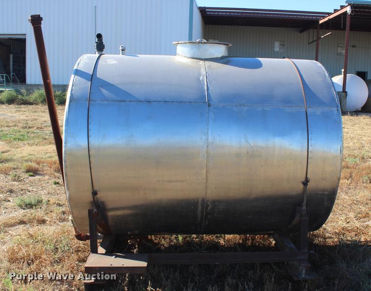 image for item DA4889 Shop built stainless steel tank