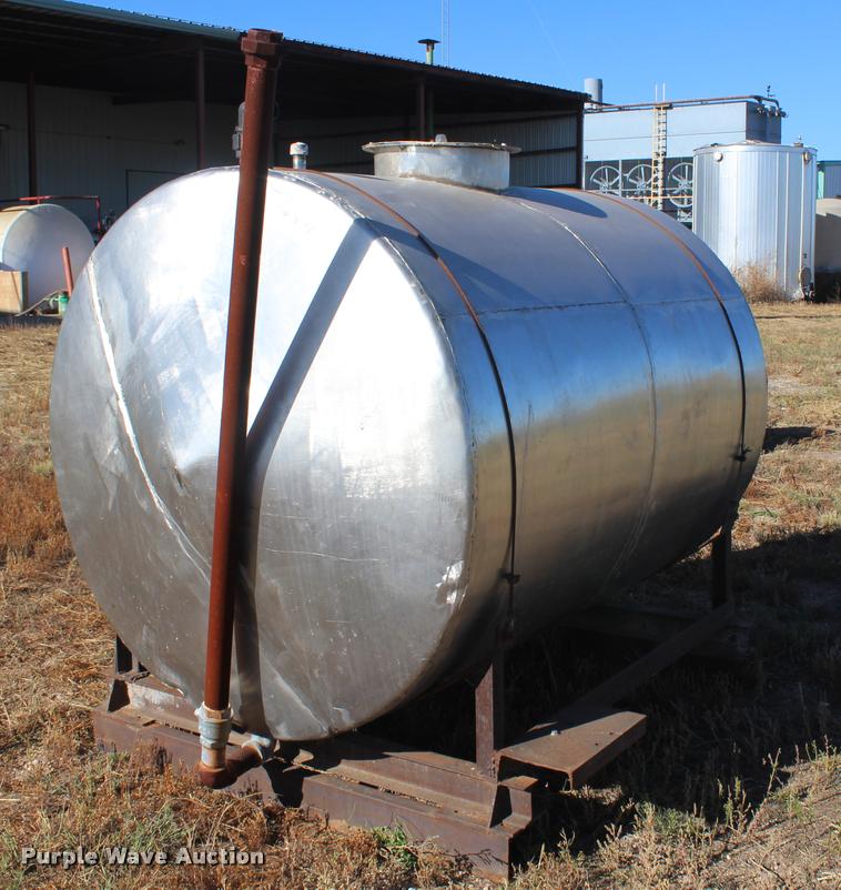 image for item DA4889 Shop built stainless steel tank