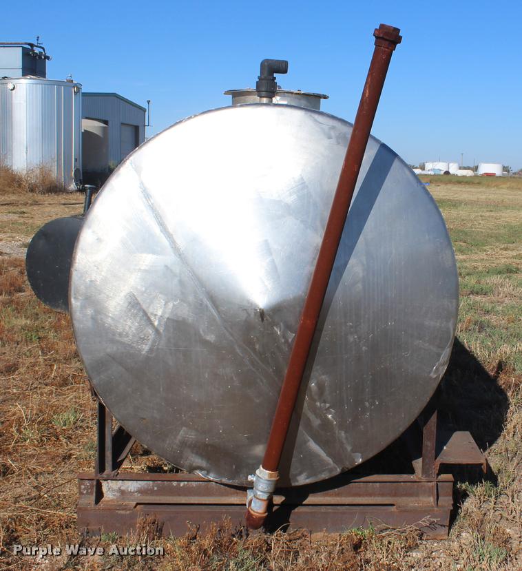 image for item DA4889 Shop built stainless steel tank