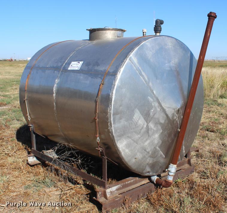 image for item DA4889 Shop built stainless steel tank