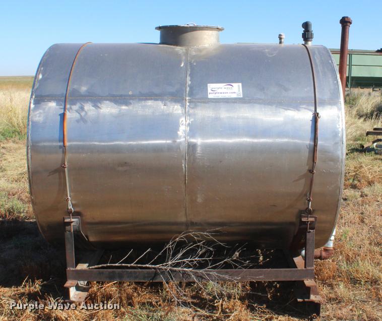 image for item DA4889 Shop built stainless steel tank