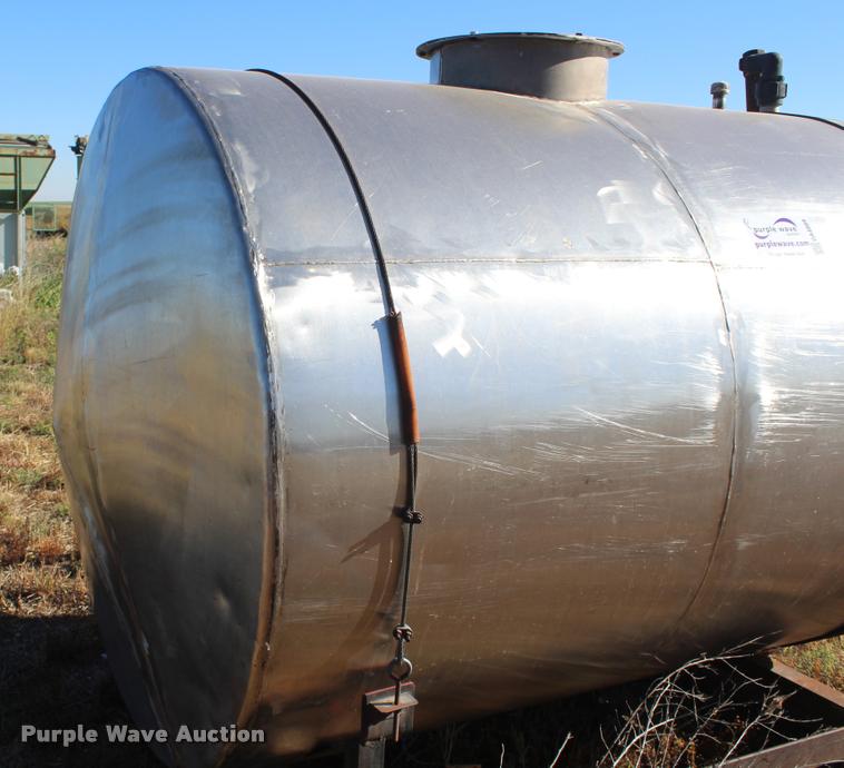 image for item DA4889 Shop built stainless steel tank