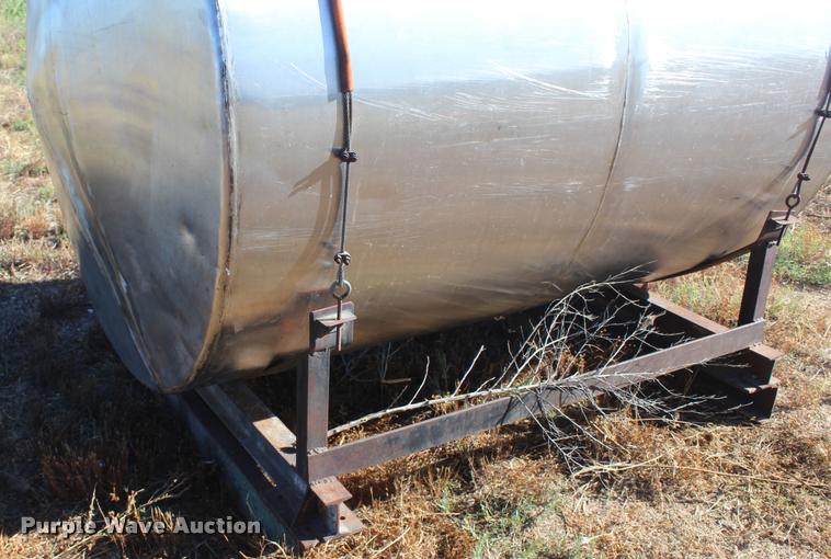 image for item DA4889 Shop built stainless steel tank