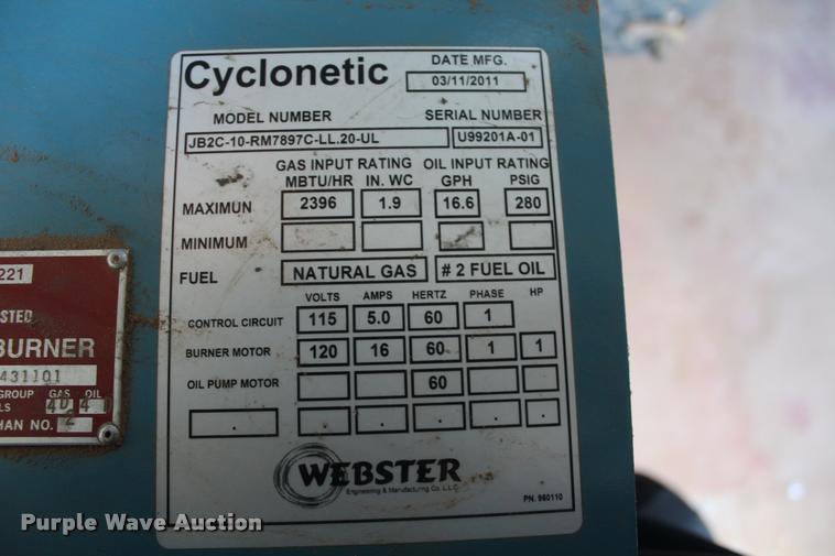 image for item DA4906 Industrial Boiler Company Inc. boiler with container