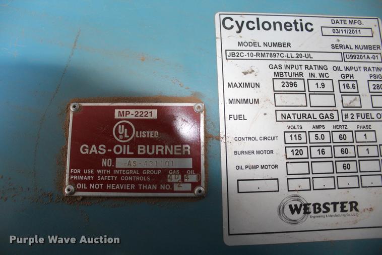 image for item DA4906 Industrial Boiler Company Inc. boiler with container