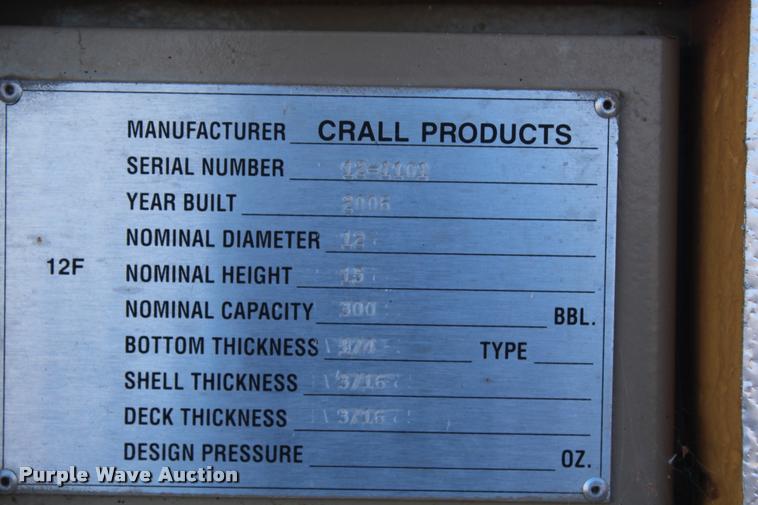 image for item DA4907 2006 Crall-Products insulated tank